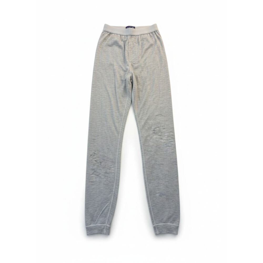 Patagonia Capilene Base Layer Pants Men's Small Gray Thermal Long Johns USA